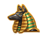The dog guarding the pharaoh's tomb