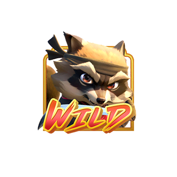 Ninja Raccoon Frenzy Wild symbol