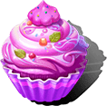 Sugar Supreme Powernudge purple cupcakes