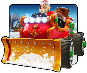 Big-Bass-Christmas-Bash-Santa-Claus-drives-a-tractor